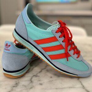 Adidas SL 72 OG | Semi Flash Aqua / Bright Red  | Women's Size 7.5 US or 6 UK